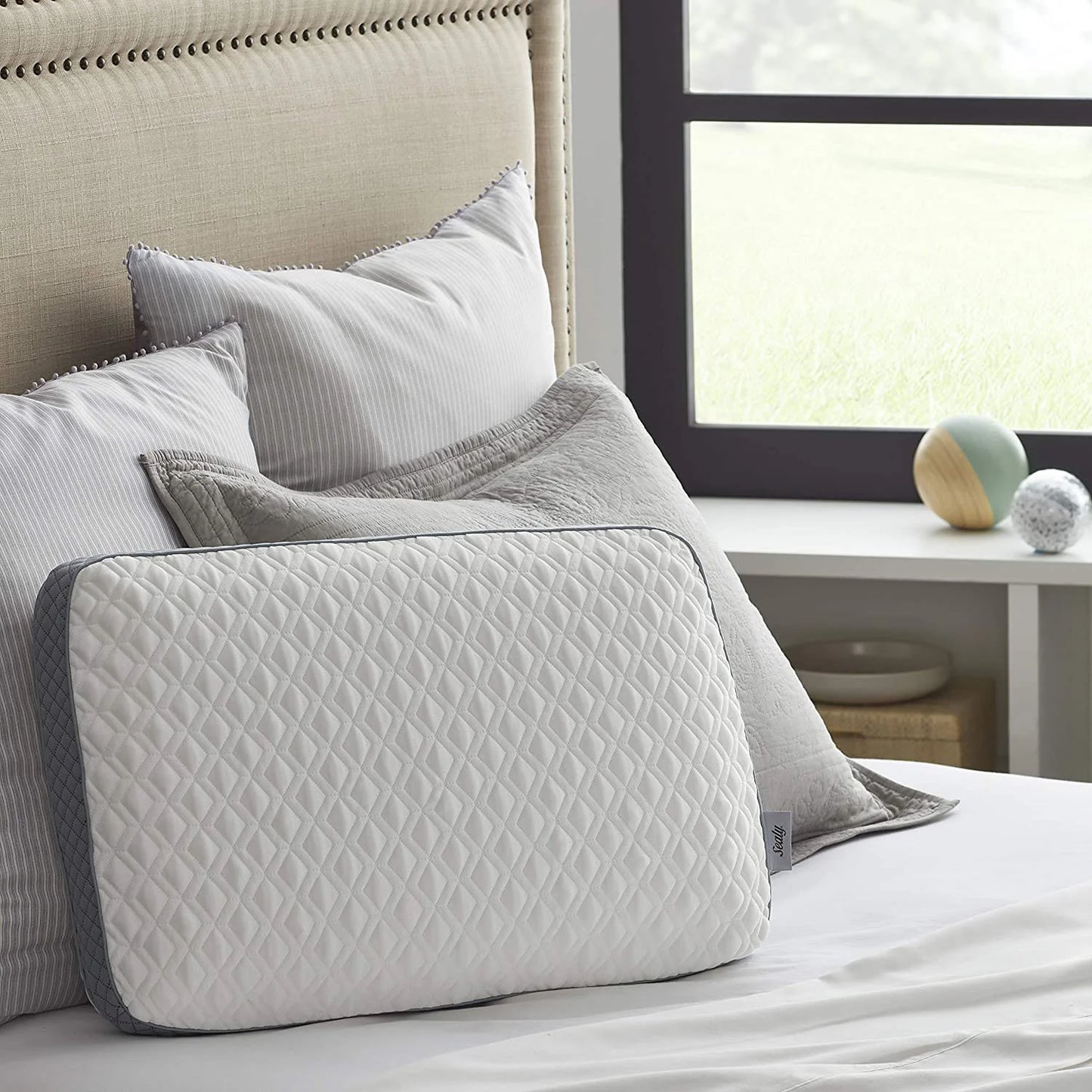 Almohada con gel Viscoelastica con doble Cara para Invierno y Verano