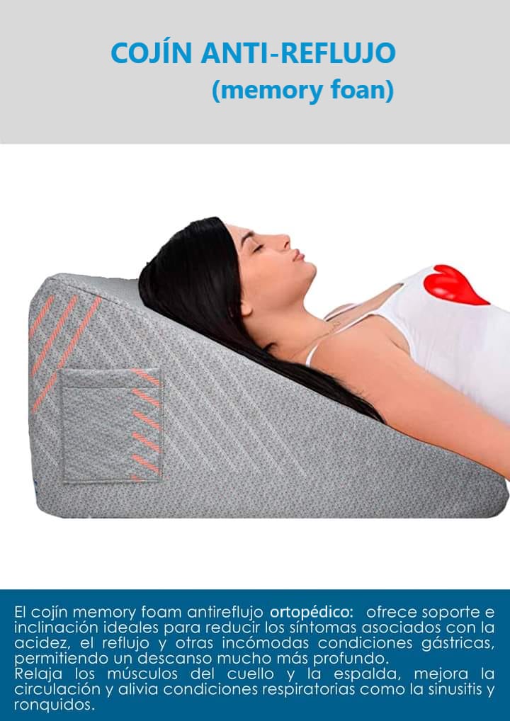 Almohada Cojin Antireflujo - Acidez y Apoyo Postoperatorio