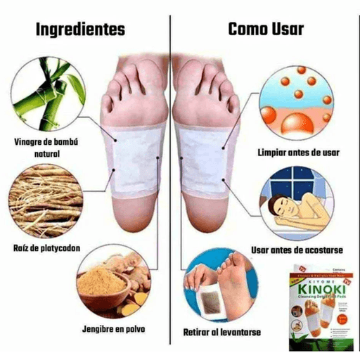 Parches Desintoxicantes KINOKI- DETOX