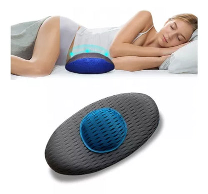 Almohada Ergonómica De Apoyo Lumbar Y Espalda Curva Cómoda.