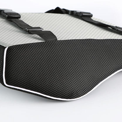 Cojin Respaldar Lumbar Viscoelástica con Gel DOBLE CORREA