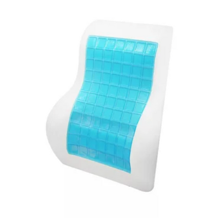 Cojin Respaldar Lumbar Viscoelástica con Gel y Funda
